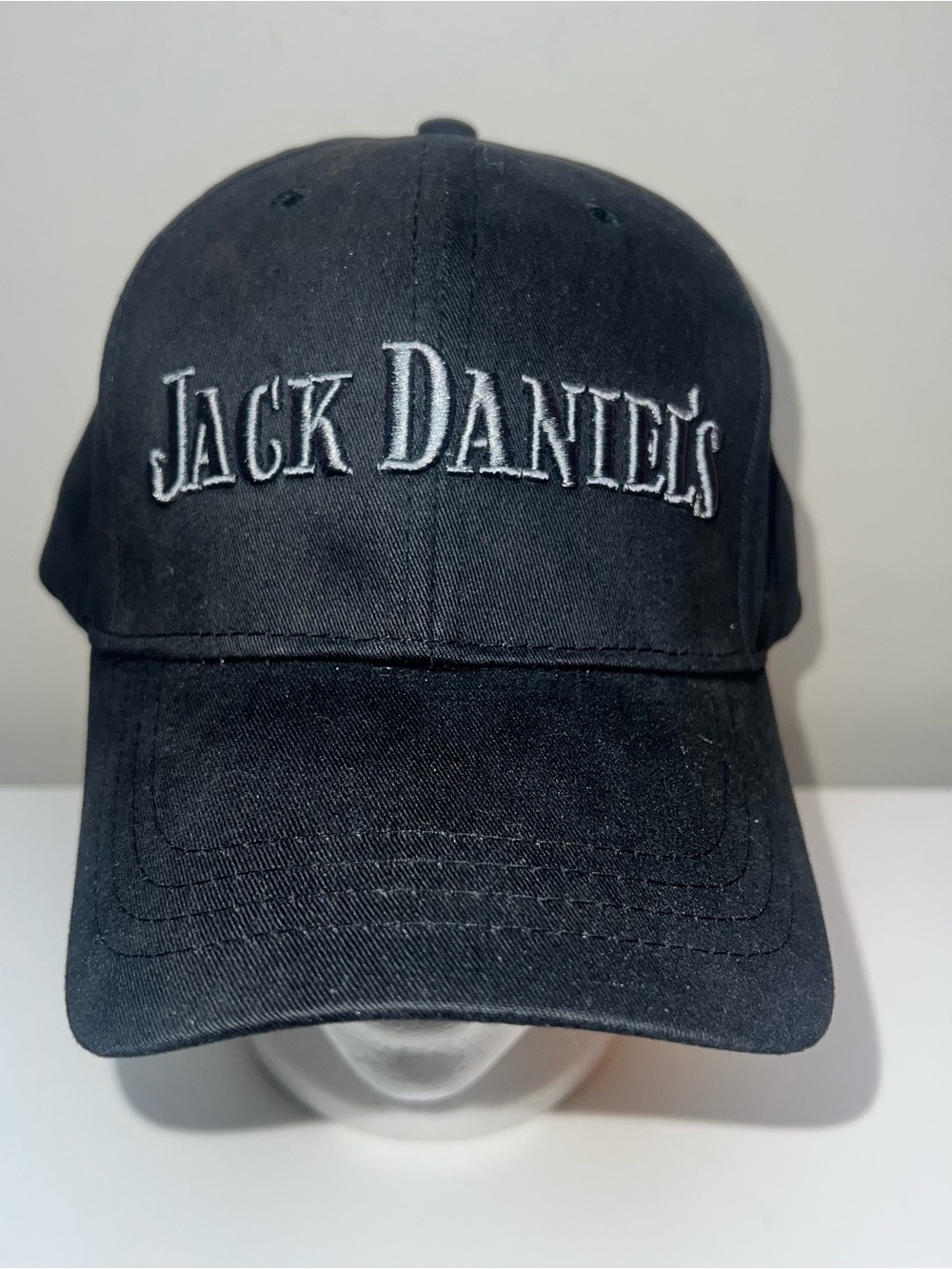 Jack Daniel's Black Embroidered Logo Baseball Cap